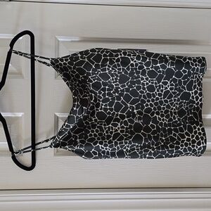 WORTHINGTON BRAND WOMAN'S GREEN PLUS SIZE PATTERNED TANK CAMI SIZE 0X